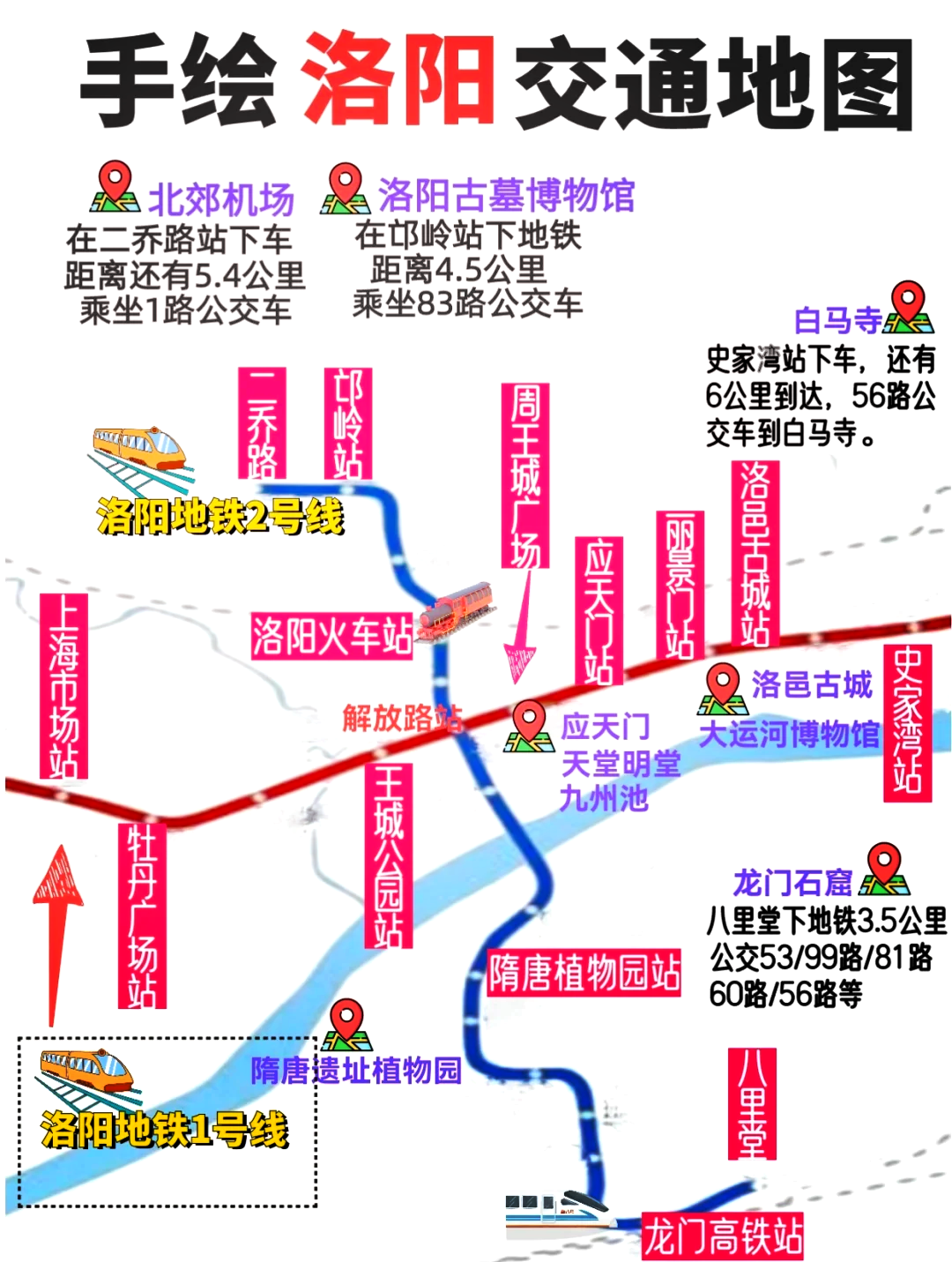 洛阳地铁最新线路图｜洛阳地铁新线路全图揭秘